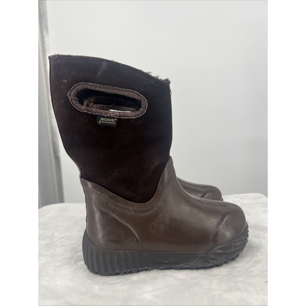 Bogs Prairie Brown winter boots shearling kids size 10